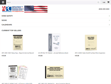 Tablet Screenshot of apcminebooks.com